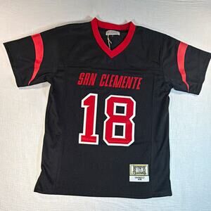 Authentic Classics San Clemente Darnold #18 Football Jersey Black Red White L
